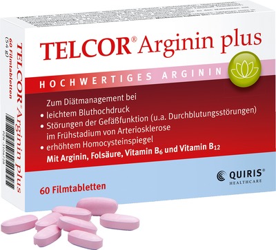 TELCOR Arginin plus  60 St Filmtabletten