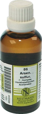 ARSENICUM SULFURICUM F Komplex Nr.86 Dilution 50 ml Dilution