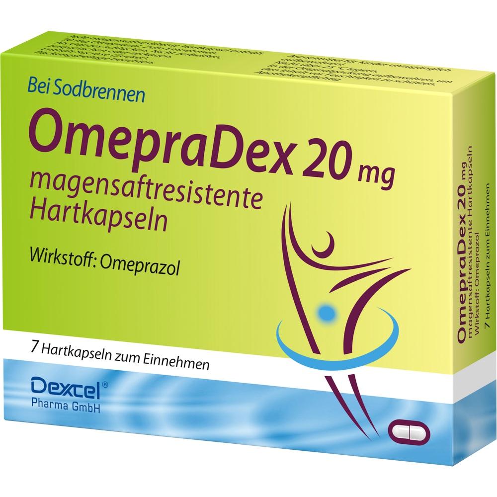 OmepraDex 20 mg  7 St Kapseln magensaftresistent