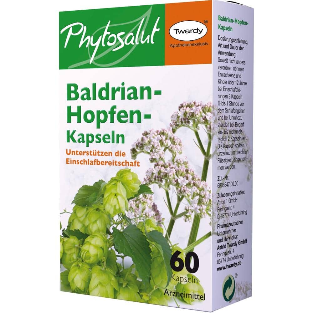 Baldrian-Hopfen-Kapseln 60 St Weichkapseln