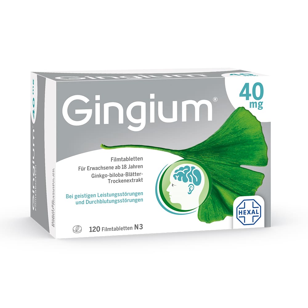 Gingium 40mg 120 St Filmtabletten