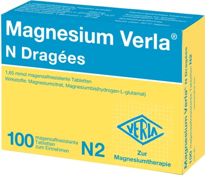 Magnesium Verla N Dragées 100 St Tabletten magensaftresistent