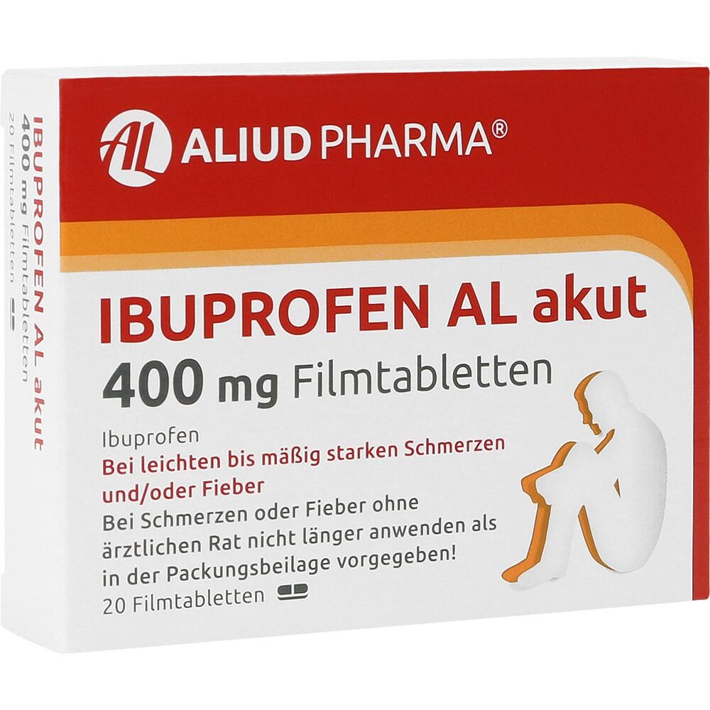 Ibuprofen AL akut 400 mg Filmtabletten bei akuten Schmerzen