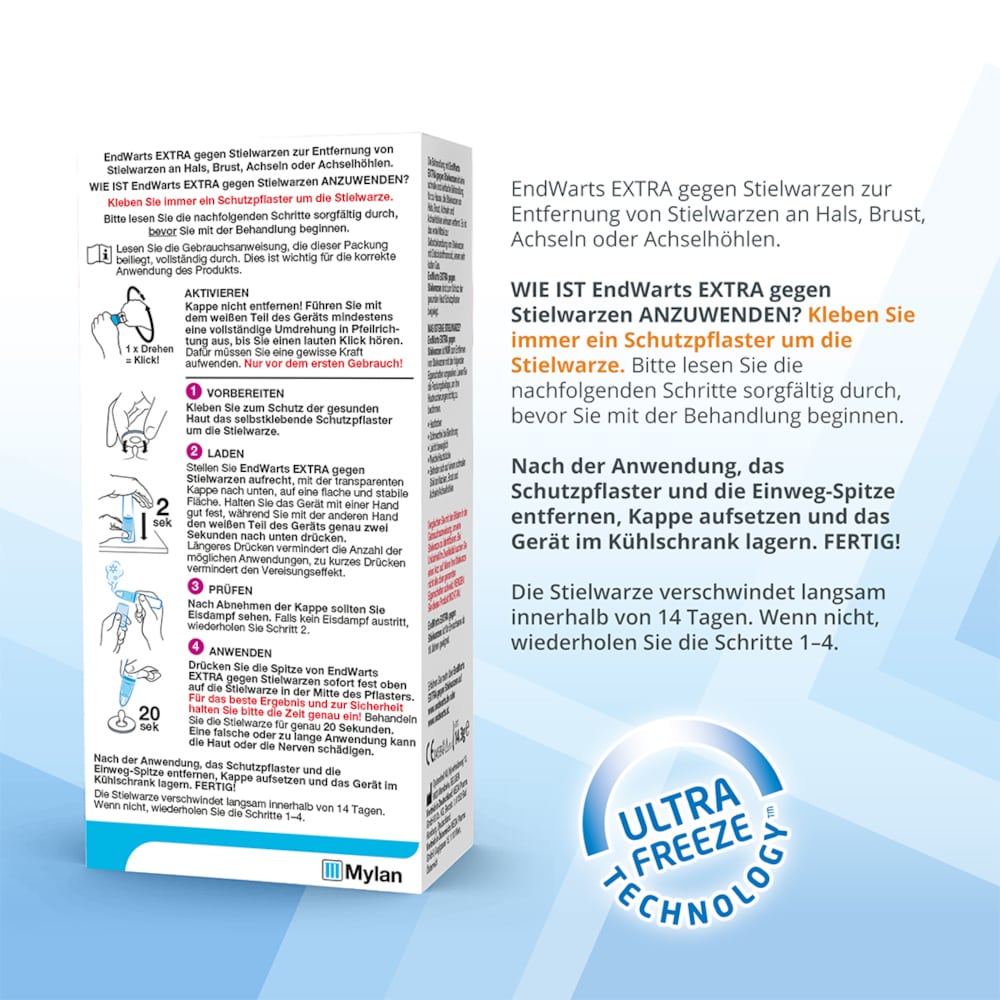 EndWarts Extra gegen Stielwarzen 14.3 g Spray