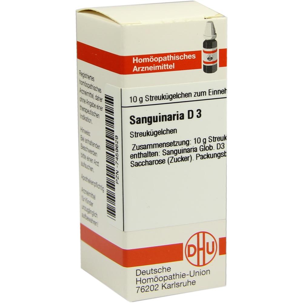 SANGUINARIA D 3 Globuli 10 g Globuli
