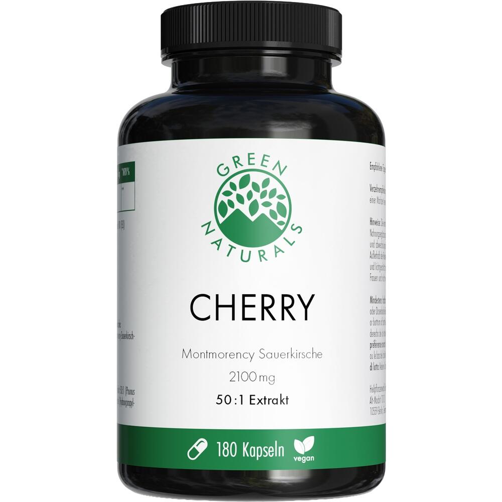 GREEN NATURALS CHERRY 180 St Kapseln