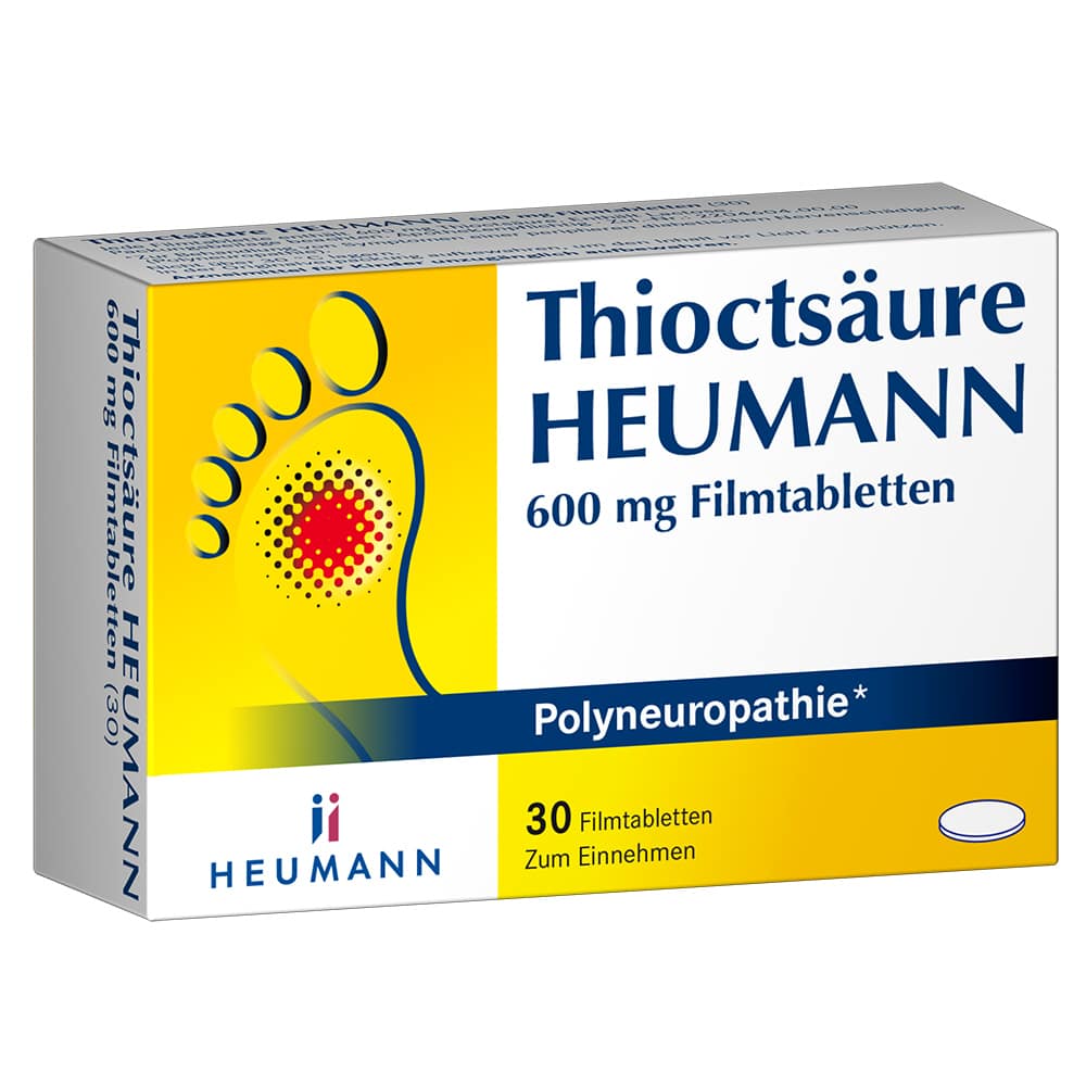 Thioctsäure HEUMANN 600 mg 30 St Filmtabletten