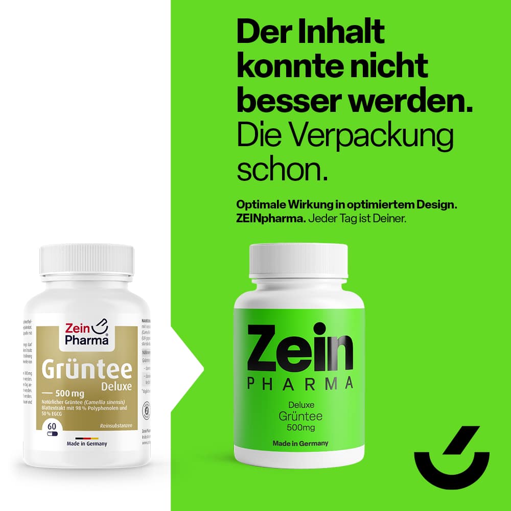 Zein Pharma GRÜNTEE Kapseln Deluxe 60 St Kapseln