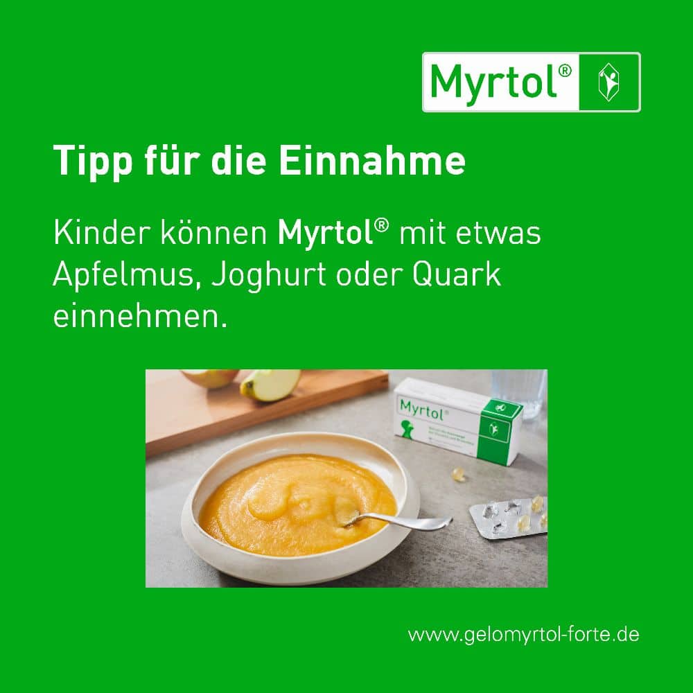 Myrtol der pflanzliche Schleimlöser für Kinder ab 6 Jahren 20 St. 20er 20 St Magensaftresistente Weichkapseln