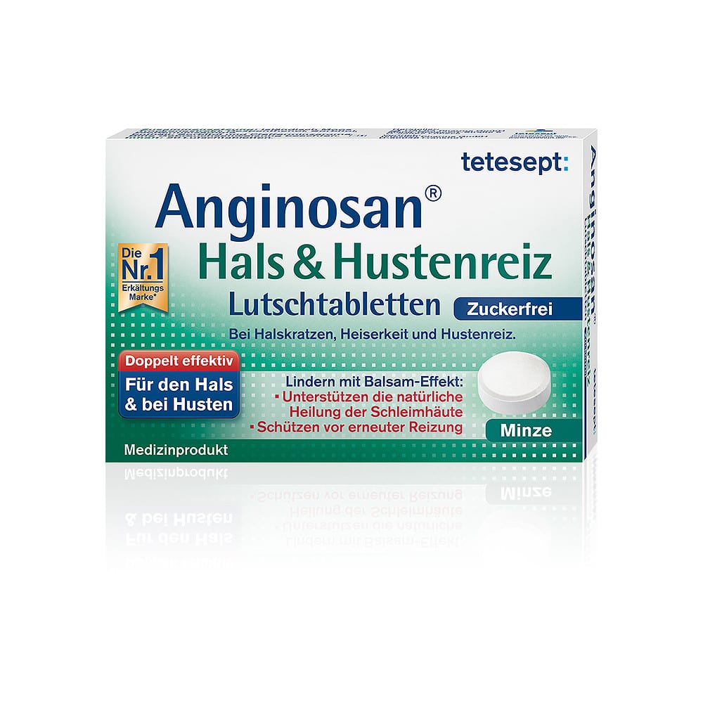 tetesept Anginosan Hals & Hustenreiz 20 St Lutschtabletten