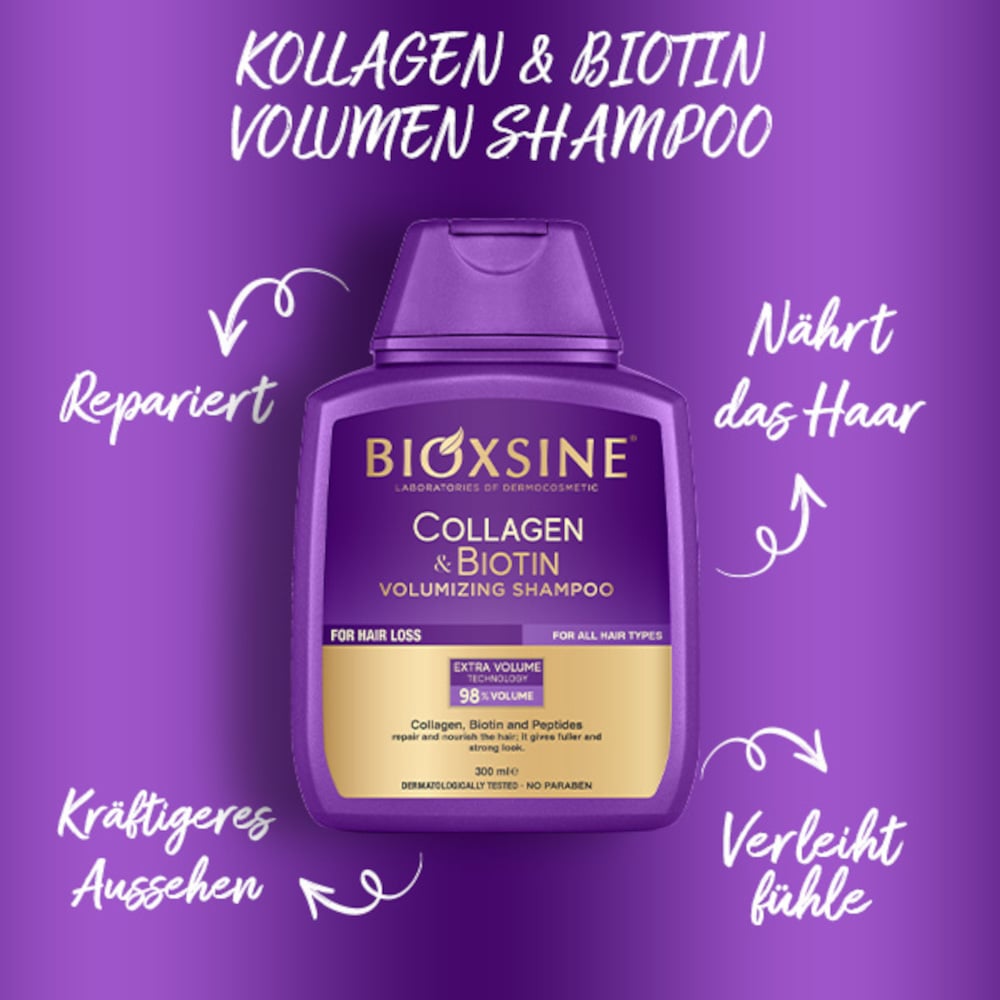 BIOXSINE COLLAGEN BIOTIN VOLUMIZING SHAMPOO 300 ml Shampoo