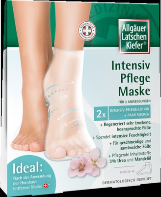 Allgäuer Latschen Kiefer Intensiv Pflege Maske für die Füße 1 Packung
