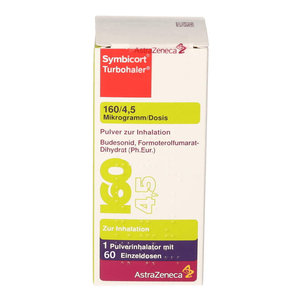 Symbicort Turbohaler 160/4,5 Mikrogramm/Dosis 1 St Inhalationspulver