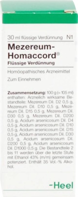 MEZEREUM HOMACCORD Tropfen 30 ml Tropfen
