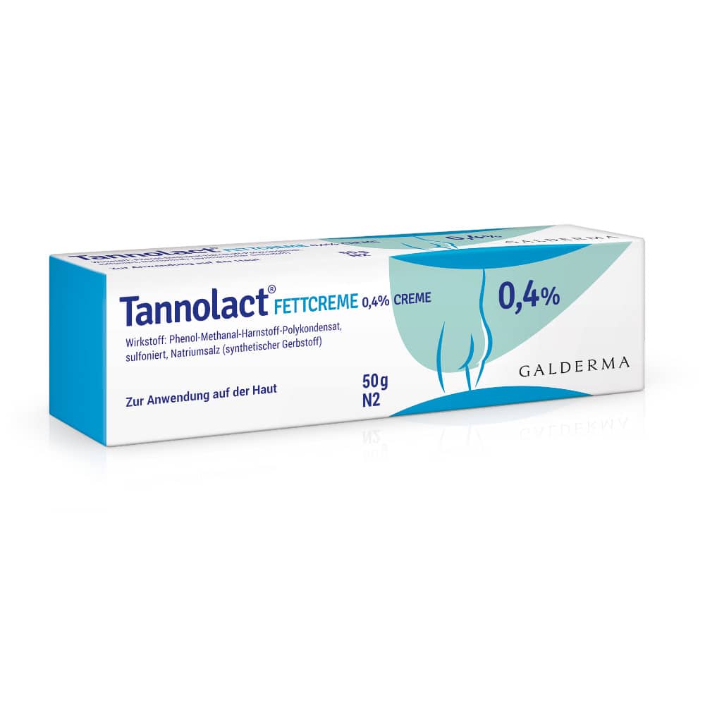 Tannolact Fettcreme 0,4% 50 g Creme
