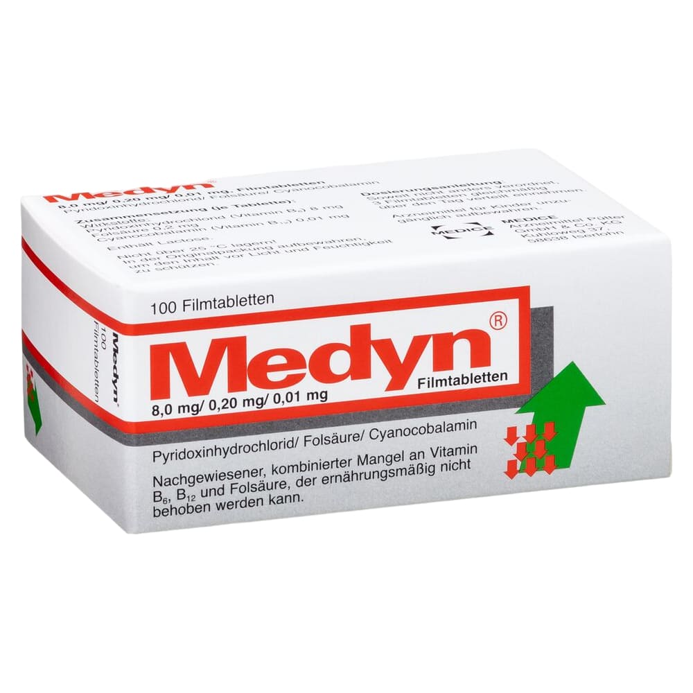 Medyn  100  bei Erschöpfung durch Vitamin-Mangel 100 St Filmtabletten