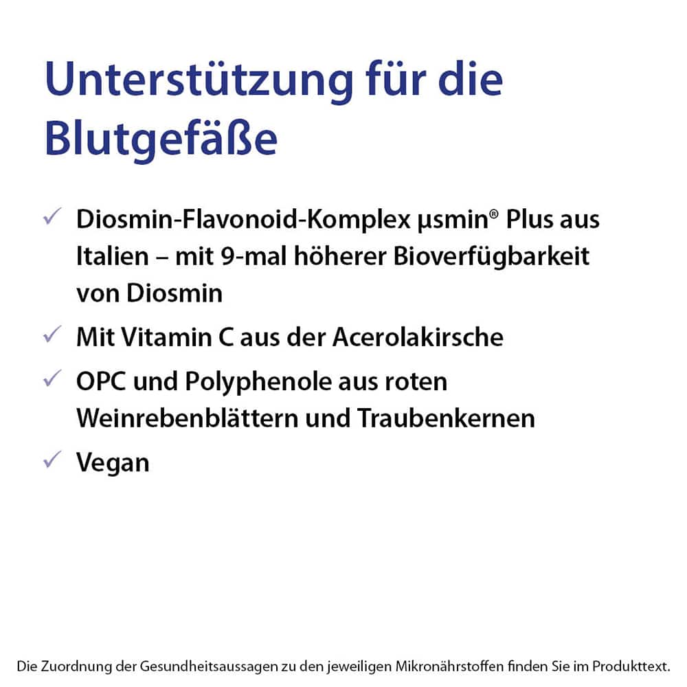 Dr. Jacob's Diosmin OPC ProVenis Polyphenole Weinreben vegan