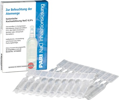 PARI NaCl Inhalationslösung 20X2.5 ml Ampullen