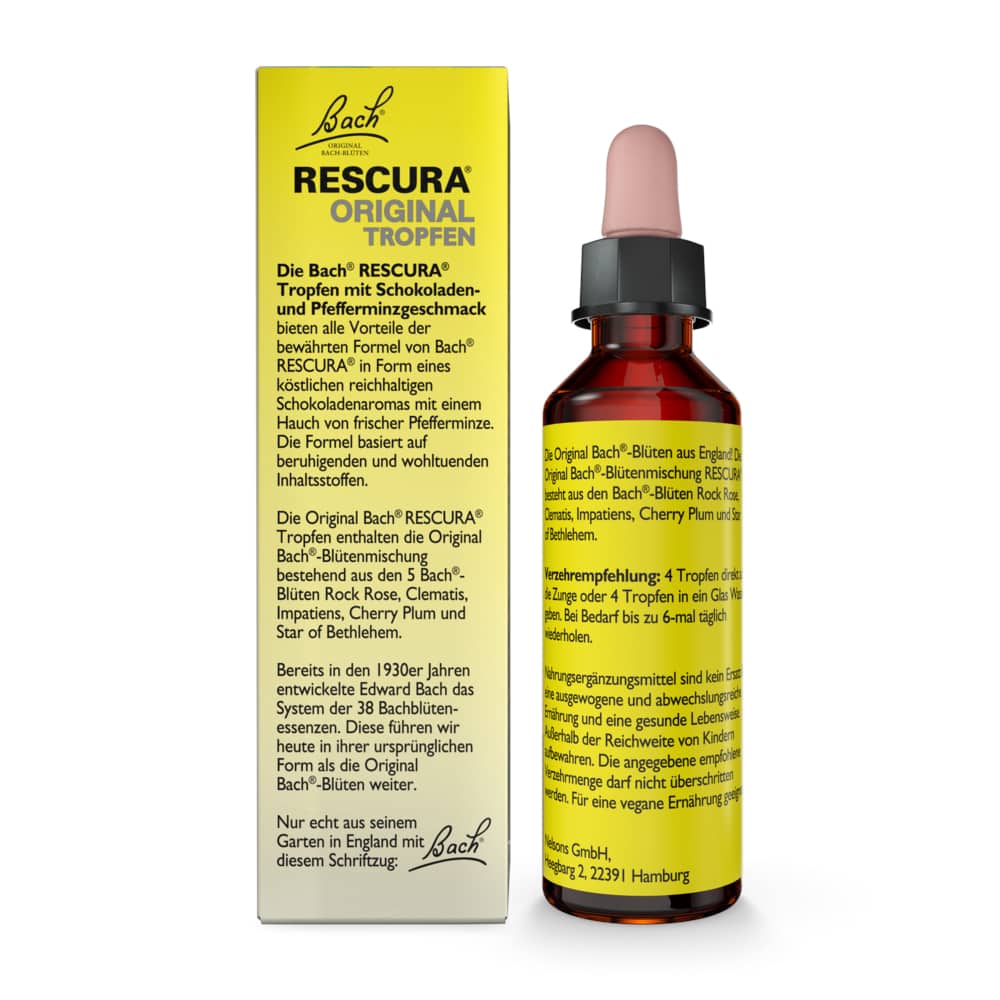 Bach RESCURA ORIGINAL SCHOKO-MINZE 20 ml Tropfen
