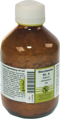 BIOCHEMIE 4 Kalium chloratum D 6 Tabletten 1000 St Tabletten