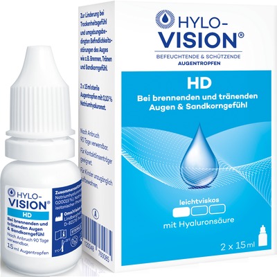 HYLO-VISION HD 2X15 ml Augentropfen