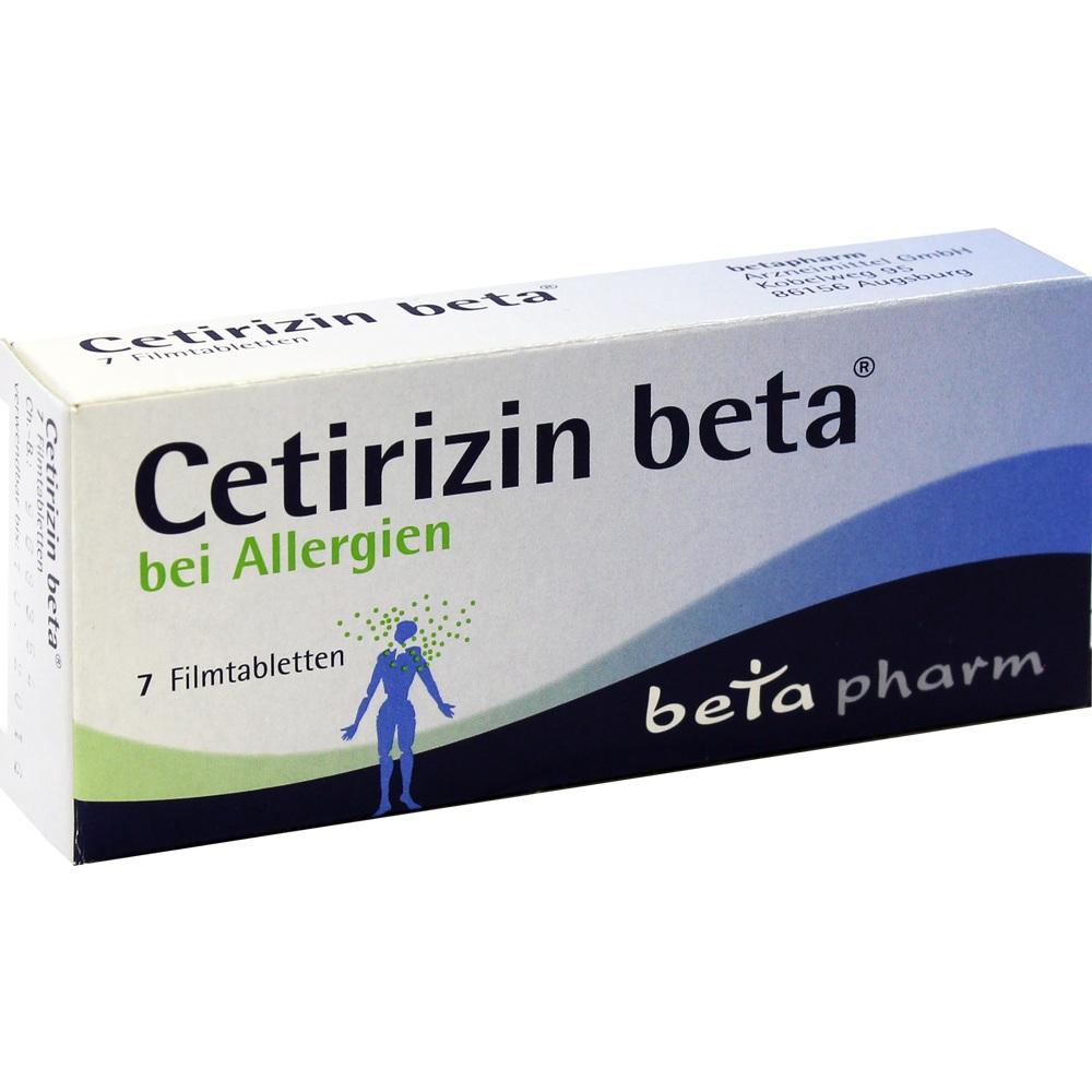 Cetirizin beta 7 St Filmtabletten