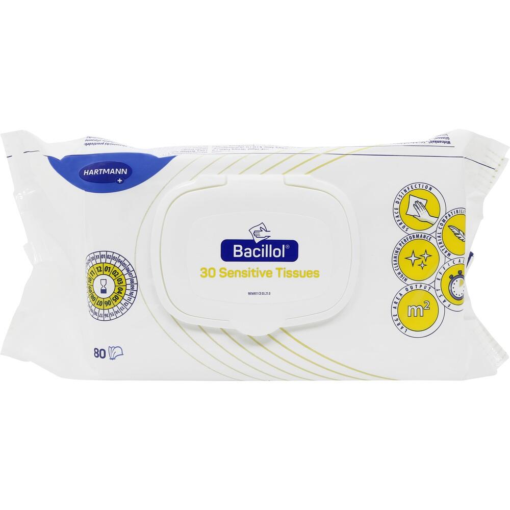 Bacillol 30 Sensitive Desinfektionstücher 24 St Tücher