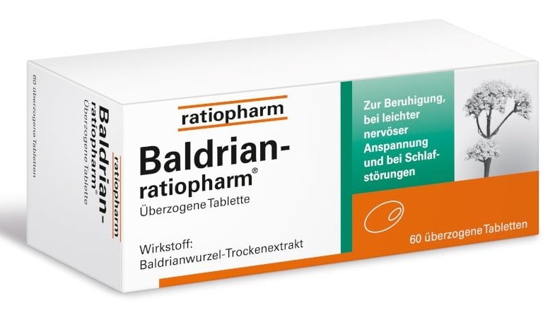 Baldrian-ratiopharm  60 St Überzogene Tabletten