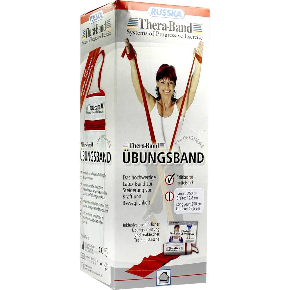 THERA BAND Travel 2,5 m mittel stark rot 1 St