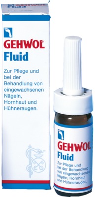 Gehwol Fluid Glasflasche 15 ml Flüssigkeit