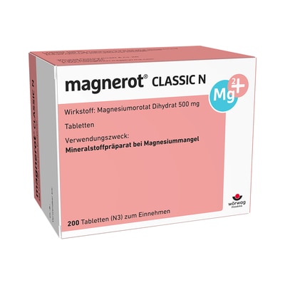 magnerot CLASSIC N 200 St Tabletten
