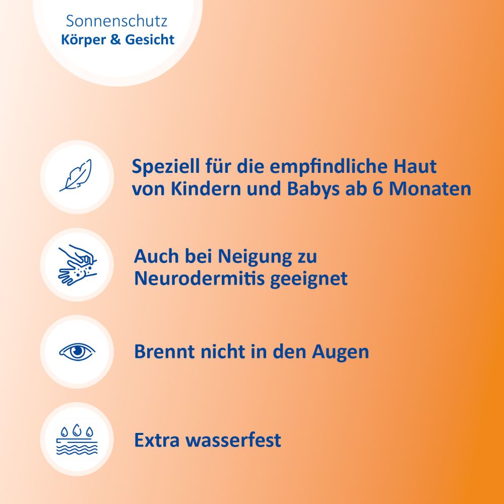 Ladival Empfindliche Kinderhaut Sonnenschutz-Milch LSF 50+ 200 ml Milch