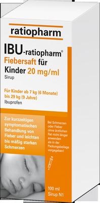 IBU-ratiopharm Fiebersaft für Kinder 20mg/ml 100 ml Saft
