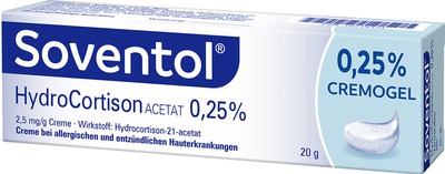 Soventol Hydrocortisonacetat 0,25%  20 g Creme