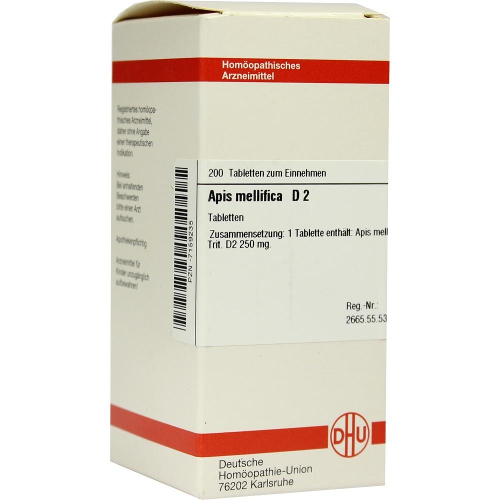 APIS MELLIFICA D 2 Tabletten 200 St Tabletten