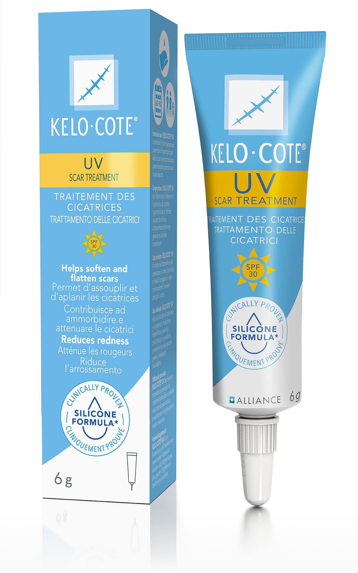 KELO COTE UV SCAR TREATMENT SPF 30 6 g Gel