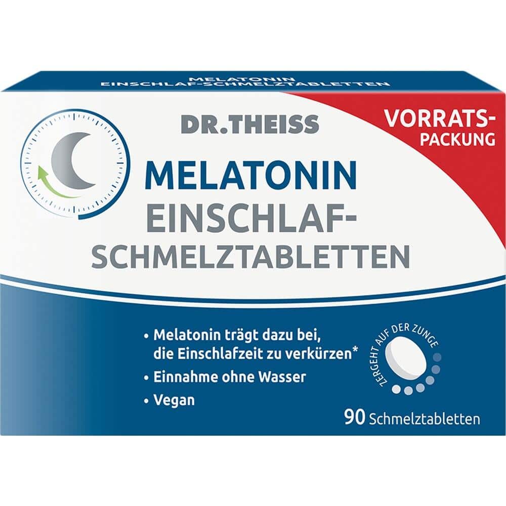 DR. THEISS MELATONIN EINSCHLAF-SCHMELZTABLETTEN 90 St Schmelztabletten