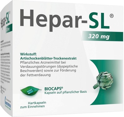 HEPAR SL 320 mg Hartkapseln 200 St Hartkapseln