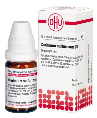 CADMIUM SULFURICUM C 30 Globuli 10 g Globuli