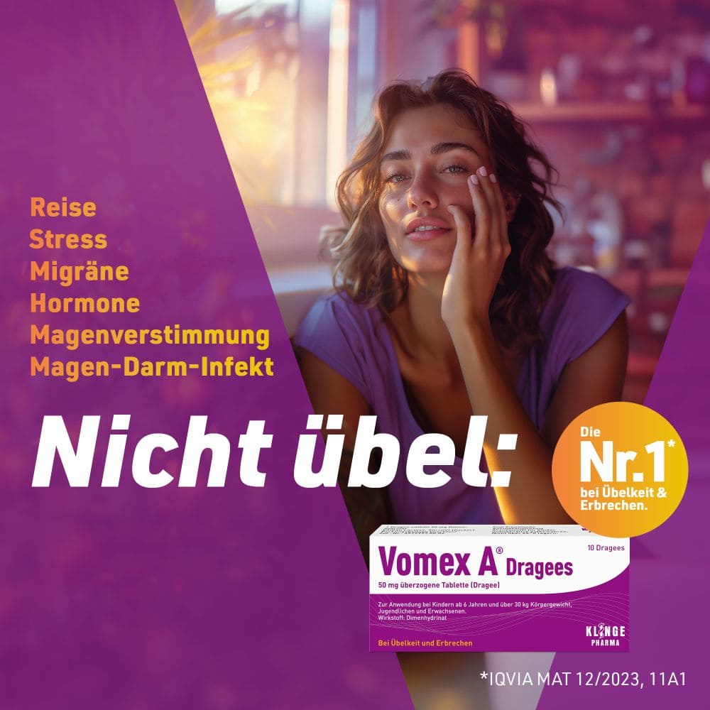 Vomex A Dragees - Bei Übelkeit und Erbrechen 10 St Überzogene Tabletten