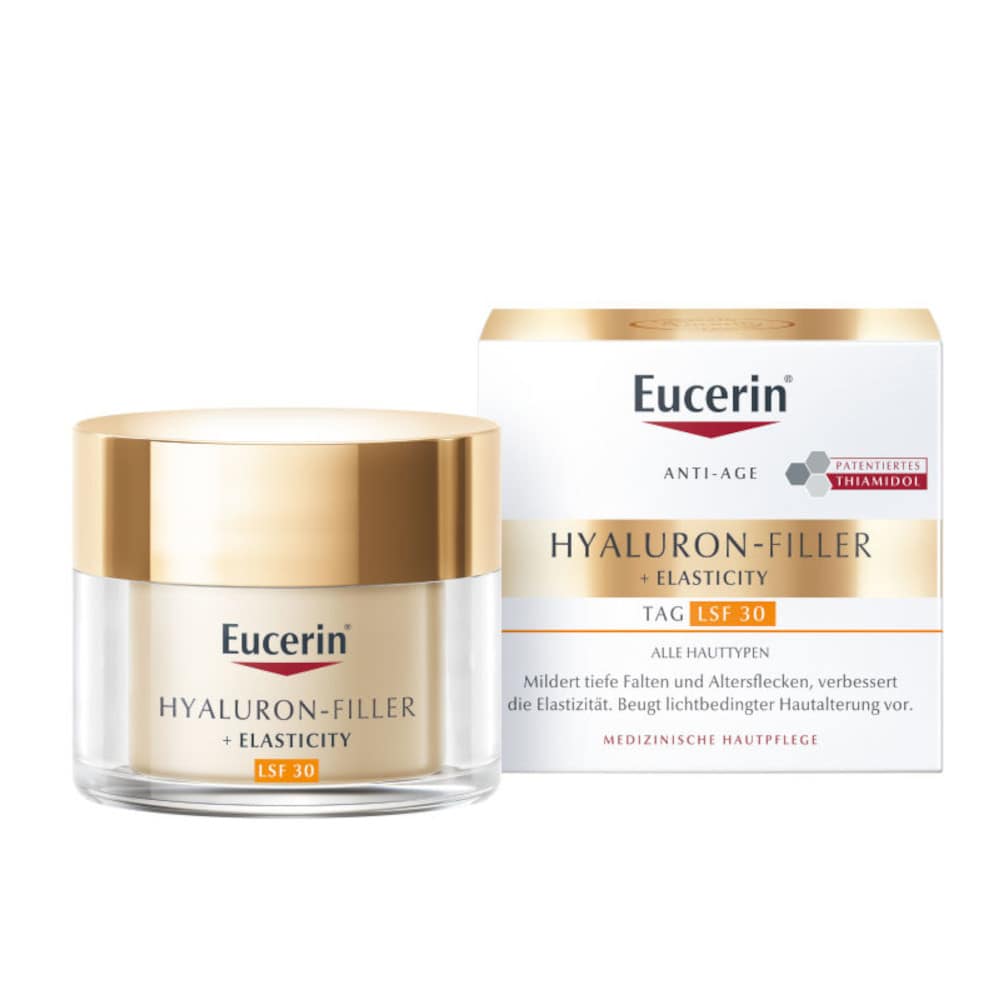Eucerin Hyaluron-Filler + Elasticity Anti Age Straffende Körpercreme + Tagescreme LSF 30 Set 1 Sparset