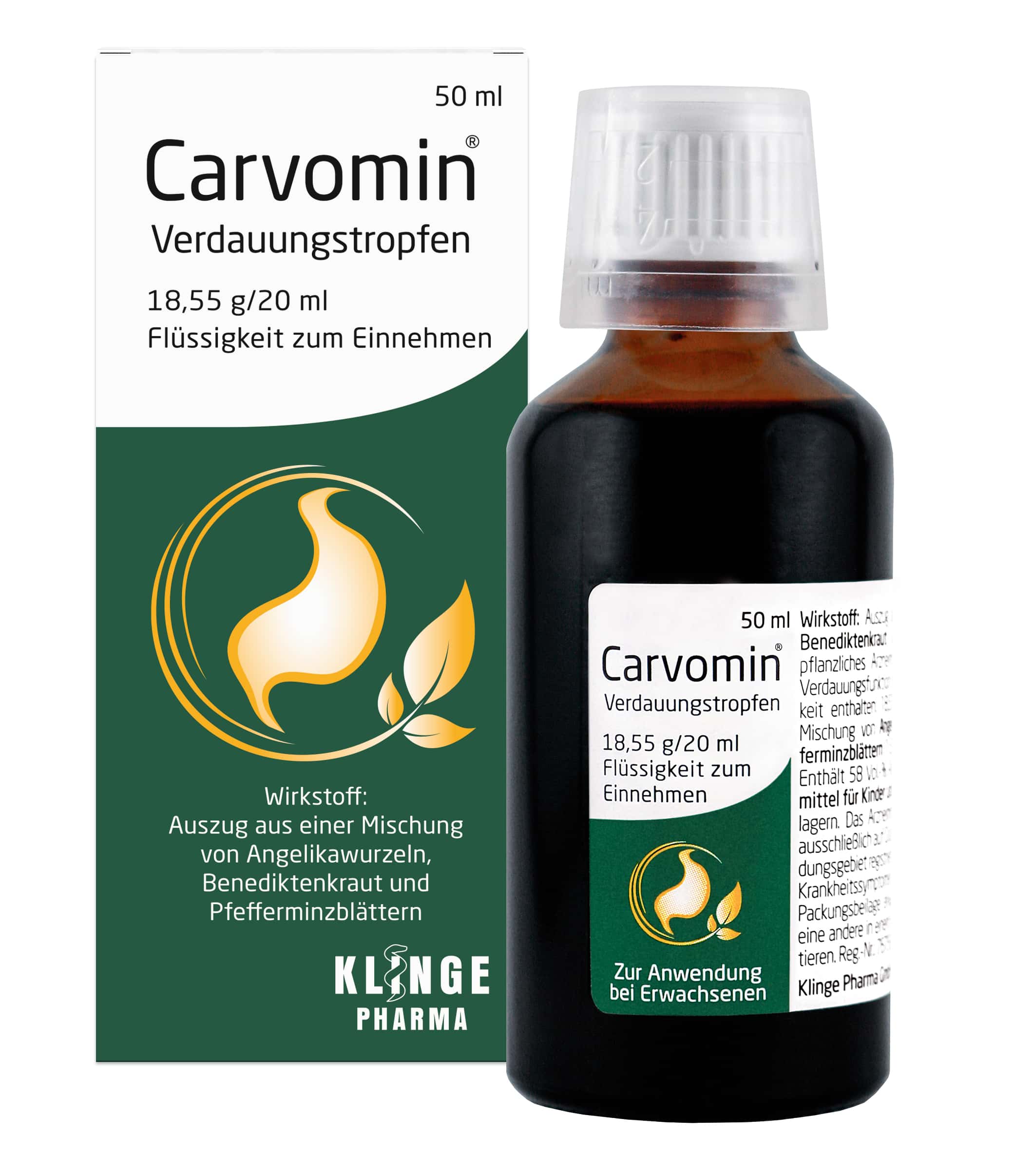 Carvomin Verdauungstropfen 50 ml Flüssigkeit zum Einnehmen
