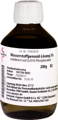 WASSERSTOFFPEROXID Lösung 3% 200 g Lösung