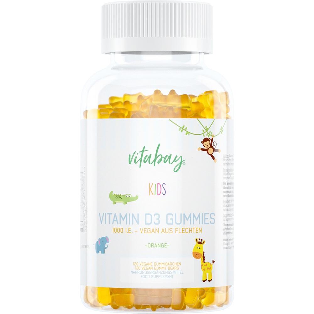 vitabay Vitamin D3 1000 I.E. Gummibärchen 120 St Kaudragees