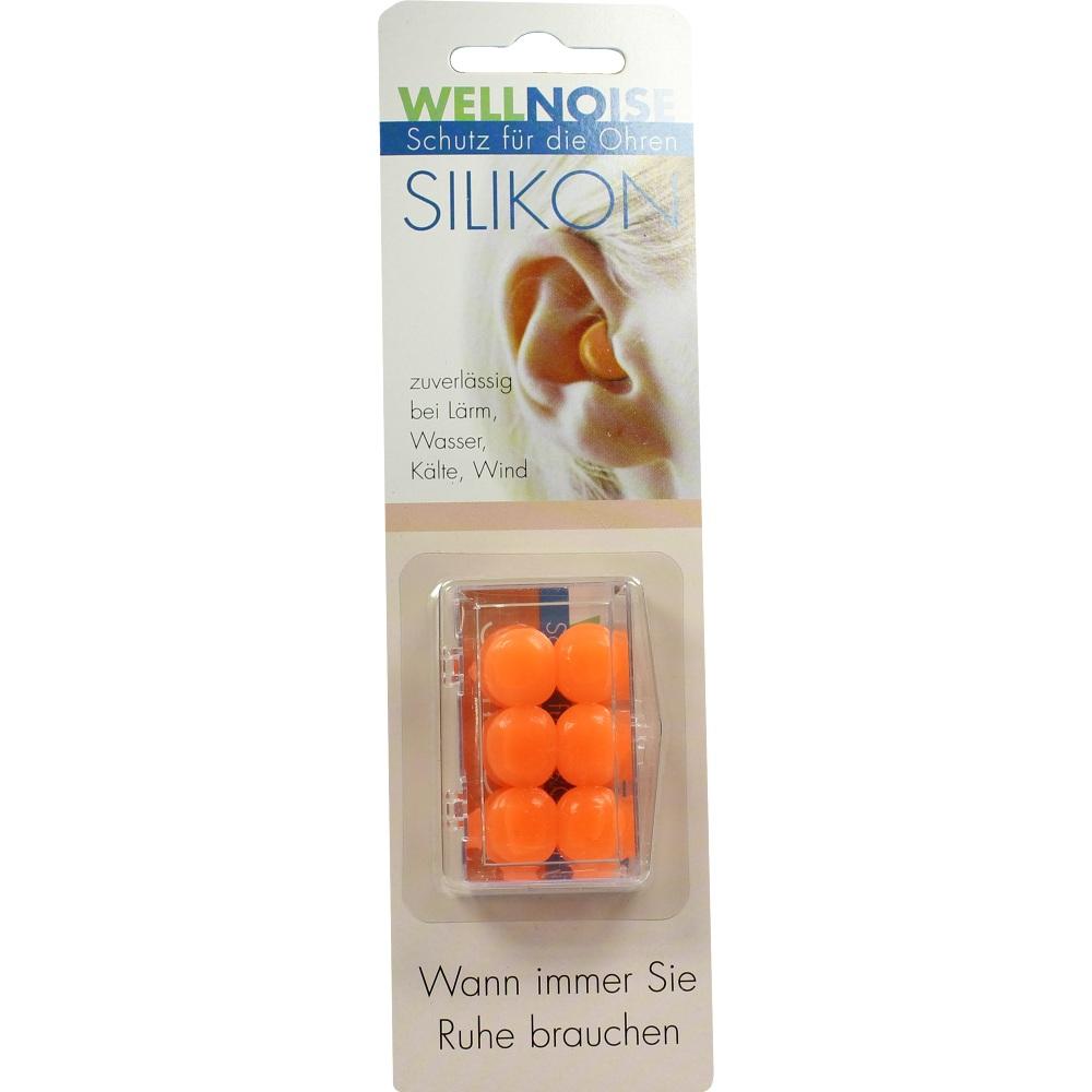 WELLNOISE Ohrenstopfen orange Blister 3X2 St