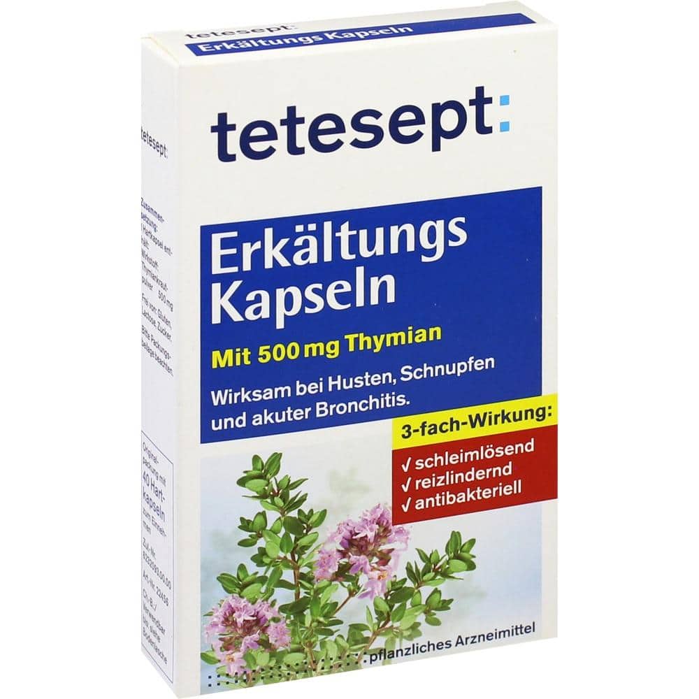 tetesept Erkältungskapseln 40 St Hartkapseln