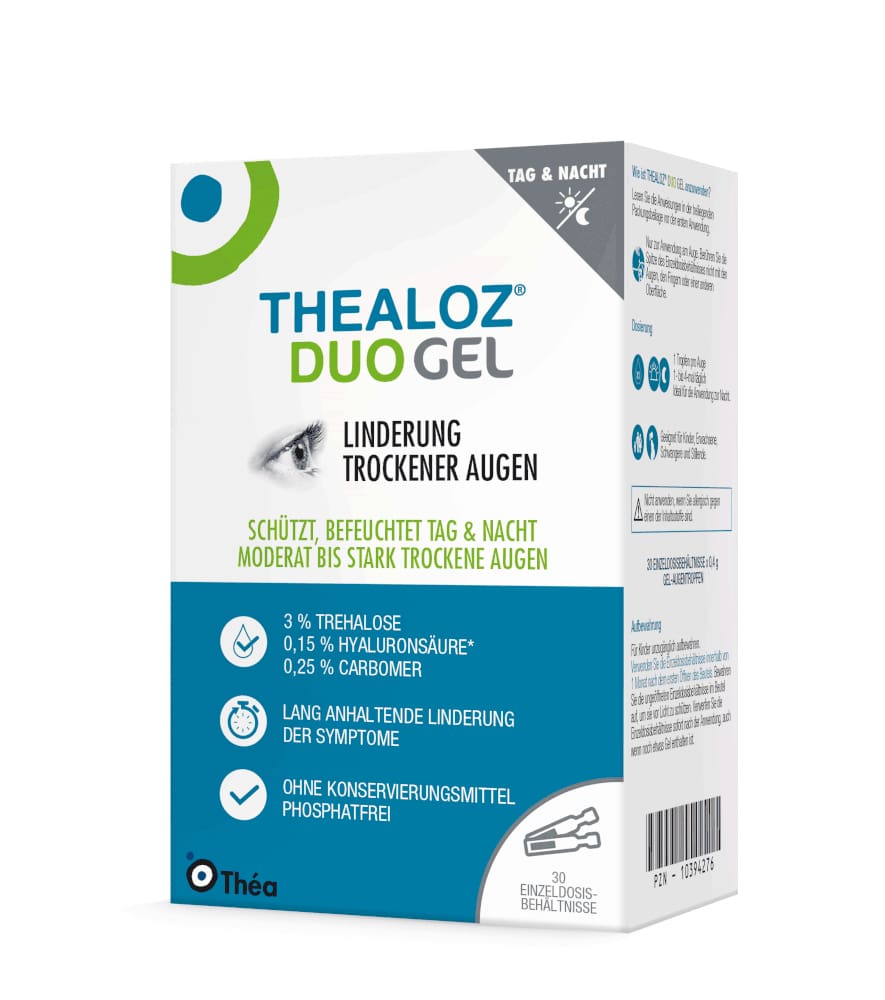 THEALOZ Duo Augengel 30X0.4 g Augengel