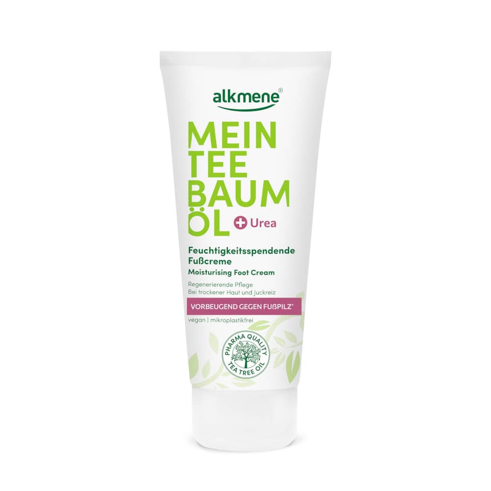 alkmene MEIN TEEBAUMÖL Feuchtigkeitsspendende Fußcreme 100 ml Tube