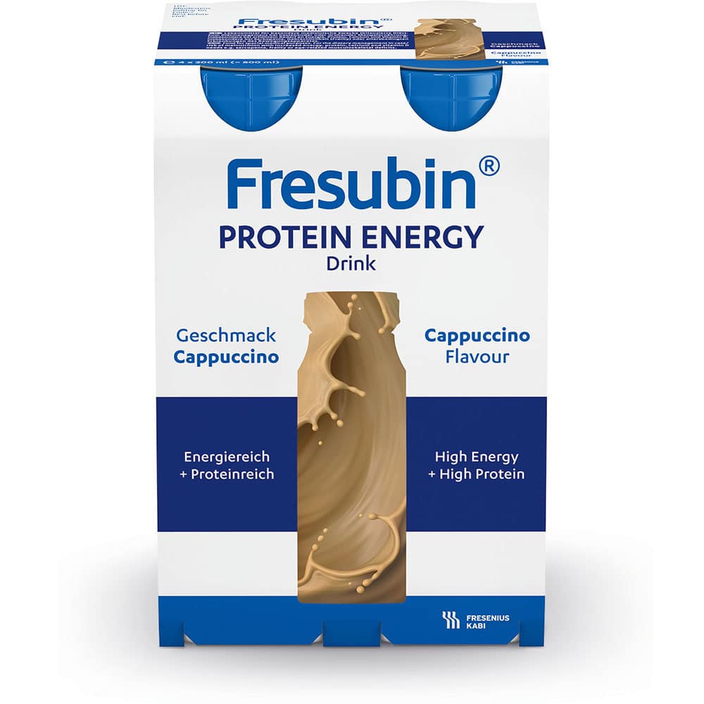 Fresubin Protein Energy DRINK Trinknahrung Cappuccino 6X4X200 ml Lösung