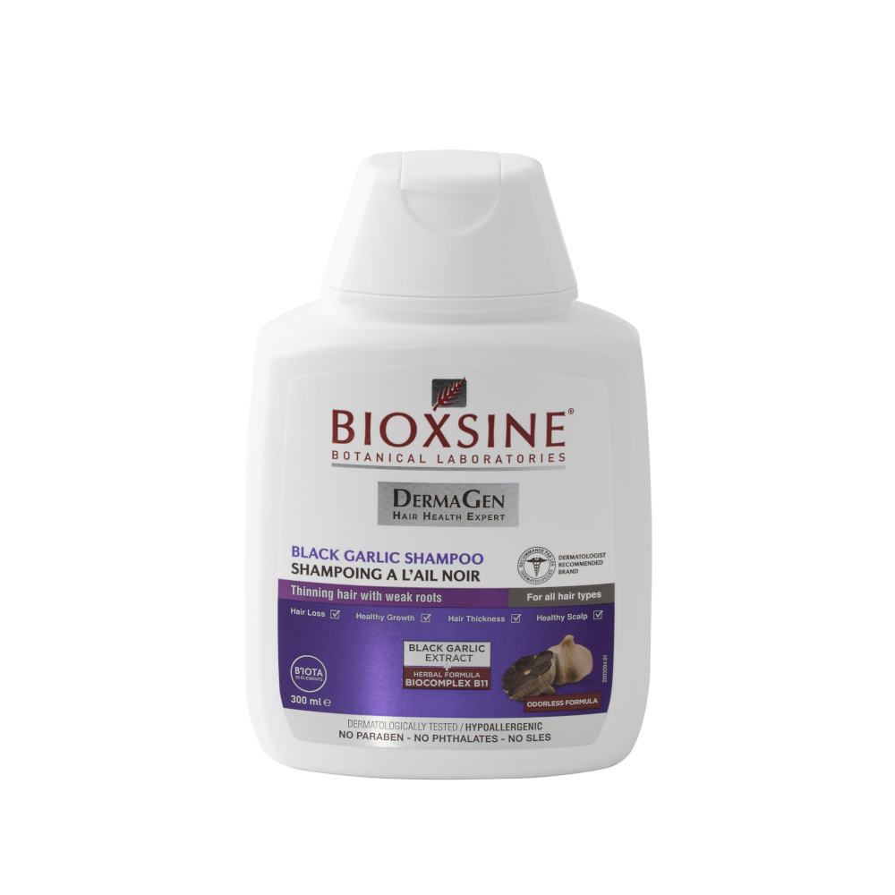 BIOXSINE DermaGen Schwarzer Knoblauch 300 ml Shampoo